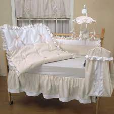 Baby Doll 4 Pcs Set Pique Crib Bedding