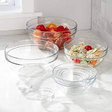 Glass Nesting Bowl 10 Piece Set