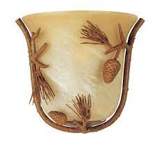 Maxim Pinecone Wall Sconce Rustic
