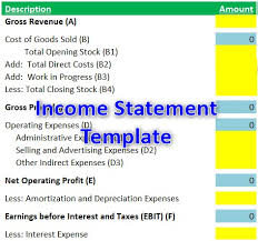 Open the application, click on file and then select new. Income Statement Template Download Free Excel Template