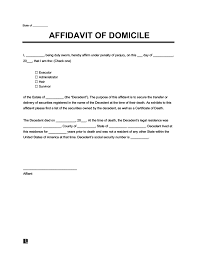 Letter of execuroship requirements an individual appointed to administrate the estate of executorship legal definition of executorship when you serve as the executor of a will, you'll need to grapple with a lot. Affidavit Of Domicile Create An Affidavit Of Domicile Template