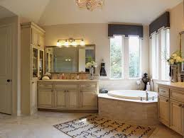 Master Bath Cabinets In Bone White With
