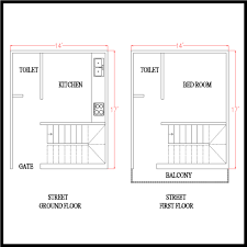 14x17 House Plan 238 Sqft Rv Home