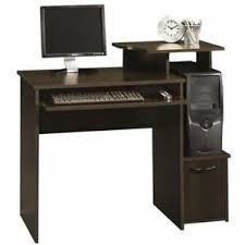 Sauder carson forge engineered wood computer desk in washington cherry by sauder (13) $242. Small Computer Desk Student Dorm Home Office Writing Workstation Cherry Wood Ebay