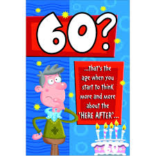 Each 5 x 7 card is individually scored, ensuring a clean fold and comes with a white envelope and is shipped in a clear cello sleeve. Doodlecards Funny 60th Birthday Card Age 60 Medium Doodlecards