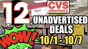cvs unadvertised deals 10 1 10 7