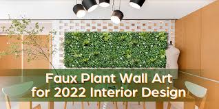 Faux Plant Wall Art For 2022 Interior