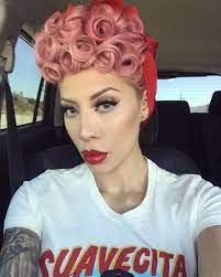 Find the haircut that suits you best with our hairstyle ideas, tutorials and photos. Pin Curls For Short Hair Pastel Pink Poodle Styles