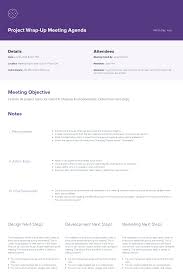 How To Create A Meeting Agenda Xtensio