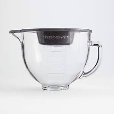 kitchenaid 5 quart tilt head glass bowl