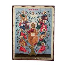 Orthodox Wooden Icon Silkscreen On