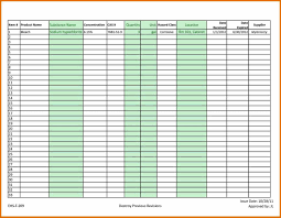 Inventory List Spreadsheet And Restaurant Inventory
