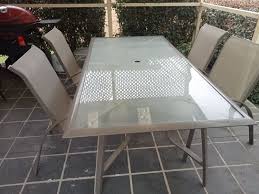 Outdoor Table Plus Four Chairs