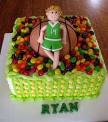 *****ryans world inspired cake topper material: Ryan S Bball Cake Cakecentral Com