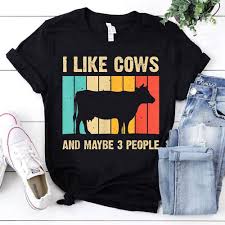 cow themed gifts tshirt i like cows and