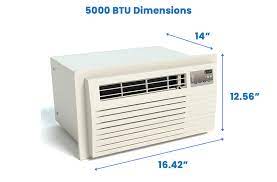 window air conditioner dimensions