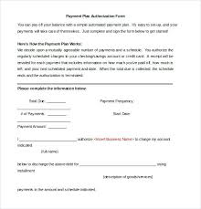 Payment Plan Template Sample Agreement Form Naveshop Co