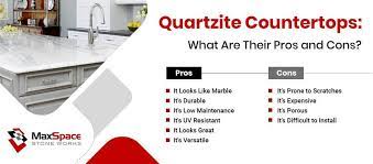 quartzite countertops pros and cons