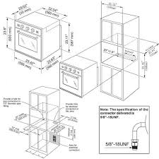 Single Propane Gas Wall Oven