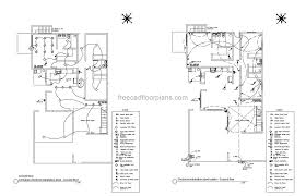 complete electrical plan of a two level