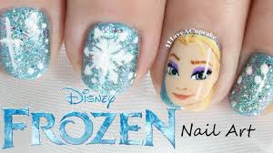 Ice Princess Nail Art Frozen Manicure
