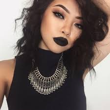 piercings black lipstick dark makeup