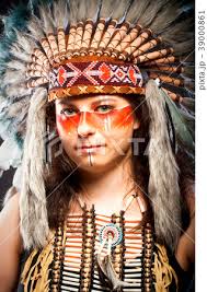 native american indian chief war bonner