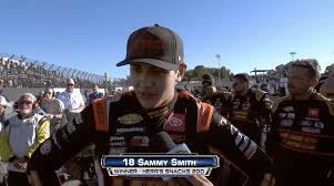 sammy smith s victory lane interview