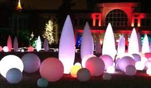 garden lights holiday nights at the