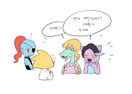 undyne, alphys, catty, and bratty (undertale) drawn by misha_(hoongju) |  Danbooru