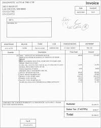 Auto Repair Invoice Excel Template Someka Solutions Ss3 Car