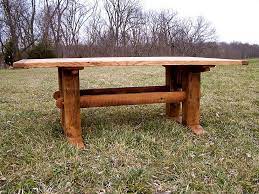 Oak Trestle Table Antique Style