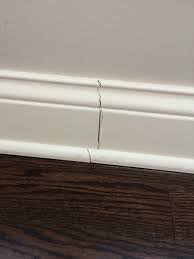 failing crown molding joints and