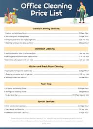 office cleaning list free google