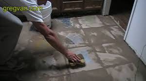 cleaning grout off tile floor kitchen