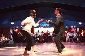 You are a sport, nobody could do that (dance) amazingly with no rehearsals, priyanka. Quentin Tarantino Dancing Behind Camera During Pulp Fiction