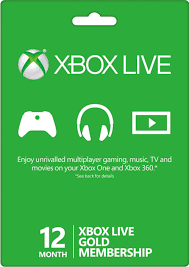 This card will extend your xbox live gold subscription for 12 months. Buy Xbox Live 12 Months Gold Europe