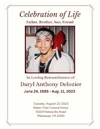 daryl anthony delozier s funeral