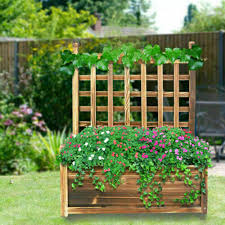 Trellis Garden Planter Box