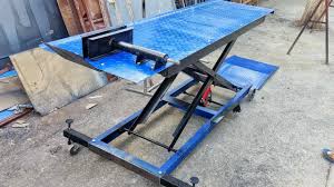 450kg motorcycle lift table using
