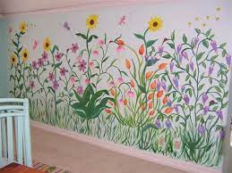 Flower Garden Wall Murals Design Wall