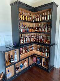 Whiskey Cabinet Open Bottles On Top