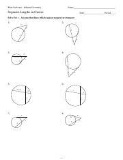 If the segment is the whole length of the circle divide it by 2. Segment Lengths In Circles Pdf Kuta Software Infinite Geometry Name Segment Lengths In Circles Date Period Solve For X Assume That Lines Which Appear Course Hero