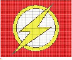 Knit The Flash Symbol Chart The Flash Symbol By