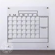Whiteboard Calendar Decal