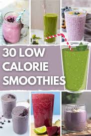30 low calorie smoothies the perfect