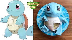How to Make a Pokemon Squirtle CAKE - YouTube