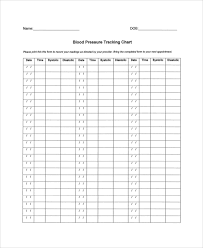 Blood Pressure Chart Template Free Sample Example Format Blood