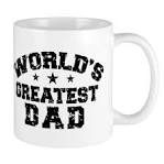 CafePress - World's Greatest Dad Mug - Ceramic Coffee Tea ...