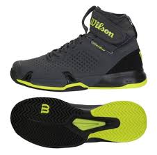 Details About Wilson Men Ampli Feel Tennis Shoes Running Gray Racket Sneakers Shoe Wrs322840